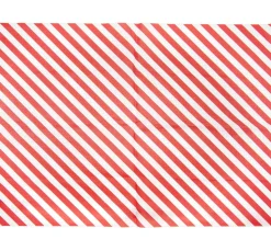 Seidenpapier "Streifen Rot/Weiß"