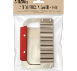 Seifenschneider aus Edelstahl, 2er Set