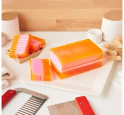 Seifenschneider aus Edelstahl, 2er Set