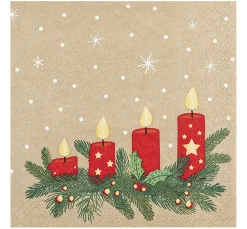 Serviette "Advent Lights"