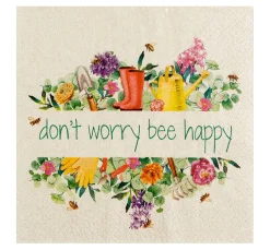 Serviette "Be Happy"