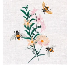 Serviette "Bienenausflug"