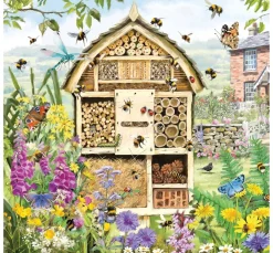 Serviette "Bienenhotel"