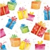 Serviette "Birthday Presents"