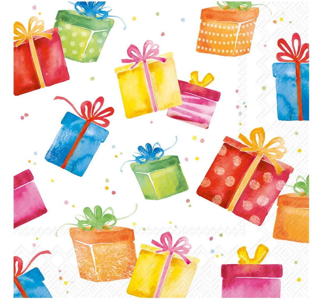 Serviette "Birthday Presents"