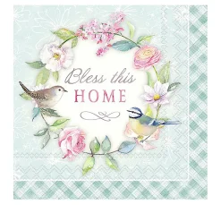 Serviette "Bless this home"