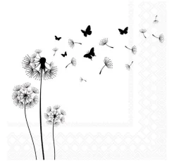 Serviette "Blowing Away"