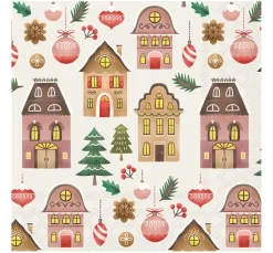 Serviette "Christmas at home"