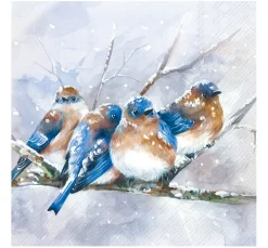 Serviette "Cuddly Birdies"