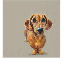 Serviette "Dackel Lenny"