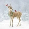 Serviette "Deer in Snow"