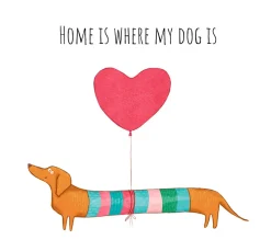 Serviette "Dog Home"