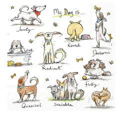 Serviette "Emotion Dogs"