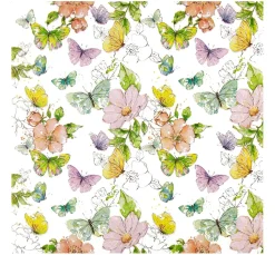 Serviette "Enchanted Butterflies"