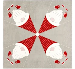 Serviette "Falt Serviette Gnome"