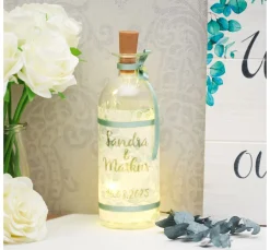 Serviette "Fische/Eukalyptus"