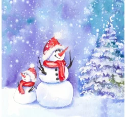 Serviette "Frosty Friends"