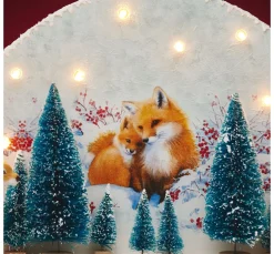 Serviette "Fuchsfamilie"