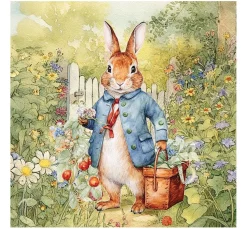 Serviette "Garden Bunny"