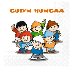 Serviette "Gud'n Hungaa"