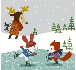 Serviette "Happy Wintertime"