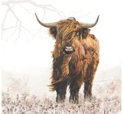 Serviette "Hochlandrind"