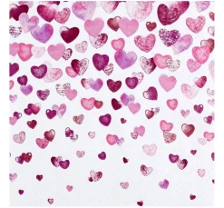 Serviette "Lovely Hearts"