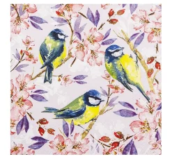 Serviette "Meisenglück"