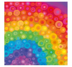 Serviette "Rainbow Art"