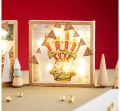 Serviette "Santa's Air Ballon"