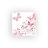 Serviette "Schöne Schmetterlinge", rose