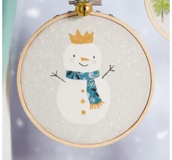 Serviette "Snowman King"