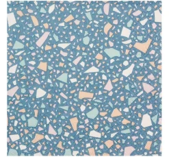 Serviette "Terrazzo Blue"