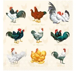 Serviette "Wyandotte Cream"