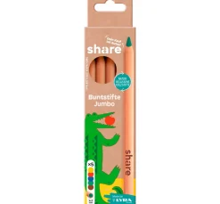 share Buntstift Jumbo, 5er-Set