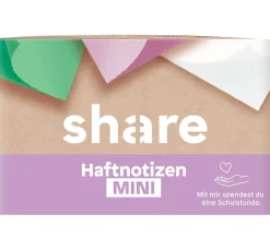 share Haftnotizblock Mini, 6x100 Blatt