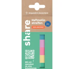 share Haftnotizstreifen, 5x40 Blatt