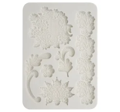 Silikon Gießform "Brocante Antiques - Blütenspitze "