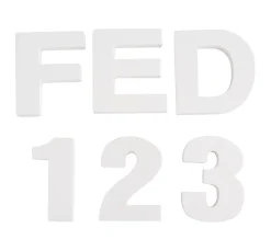 Silikon Gießform "Buchstaben & Zahlen"