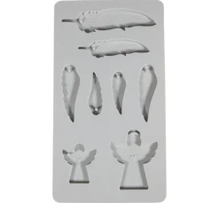 Silikon Gießform "Engel & Flügel"