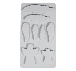 Silikon Gießform "Engel & Flügel"