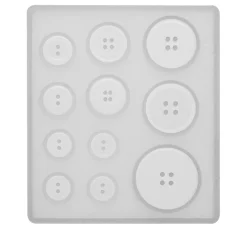 Silikon Gießform "Knöpfe"