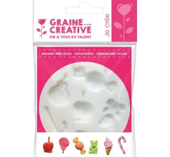 Silikon Gießform Mini "Bonbons"