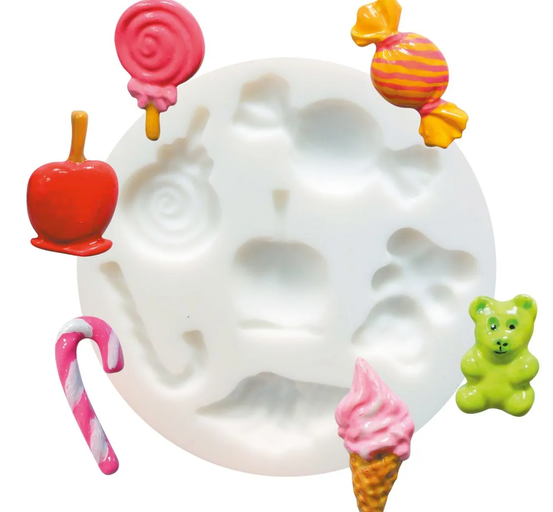 Silikon Gießform Mini "Bonbons"