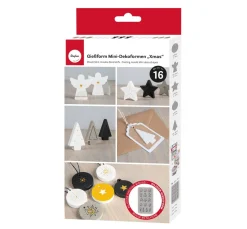 Silikon Gießform "Mini-Dekoformen X-Mas"