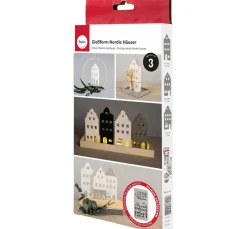 Silikon Gießform "Nordic Häuser"