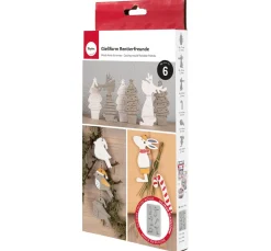 Silikon Gießform "Rentierfreunde"