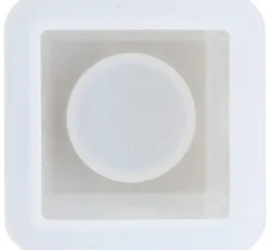 Silikon Gießform "Teelichtform eckig"