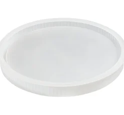 Silikon Gießform "Teller mit Rillen"