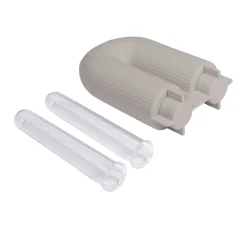 Silikon Gießform "U-Form Vase geriffelt"